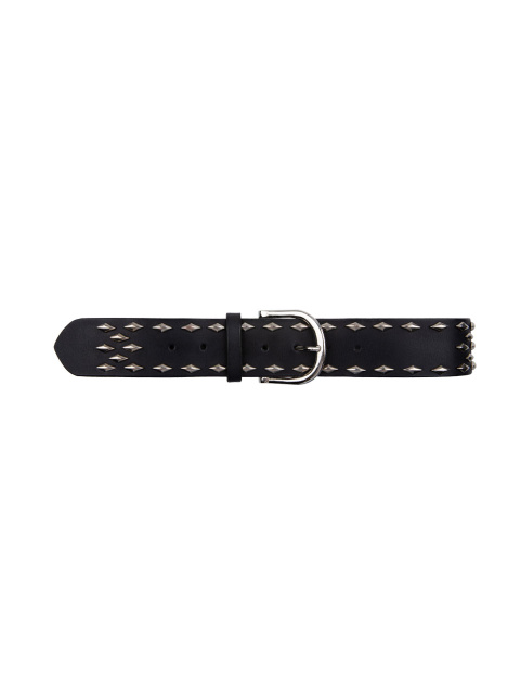 D6Cinque leather rivet belt