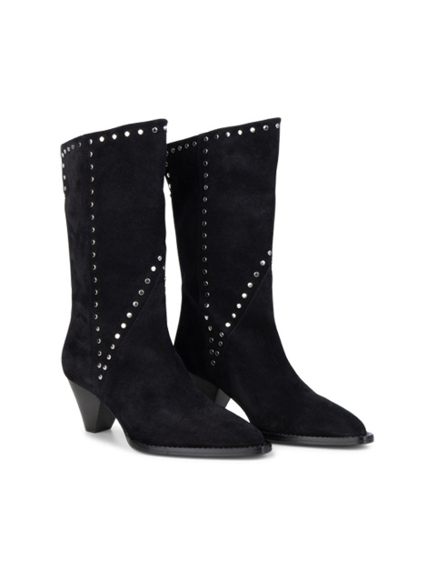 D6Ginger studded boots