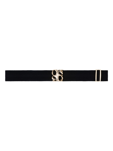 D6Motif logo tape belt gold