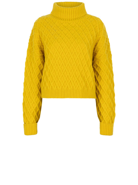 D6Veneto solid turtle sweater