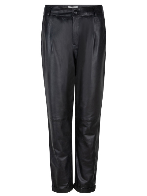 Uptown leather relaxed pants