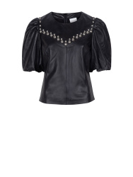 Clyde leather top